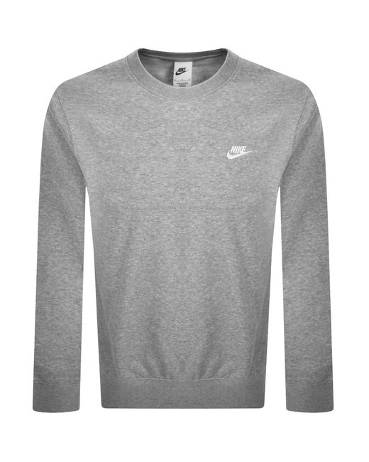 Nike Gray Club Sweatshirt for men