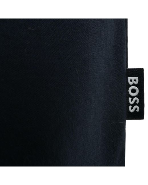 BOSS BUSINESS Blue Boss H Pleins Slim Fit Polo T Shirt for men