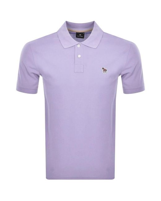 Paul Smith Purple Regular Polo T Shirt for men