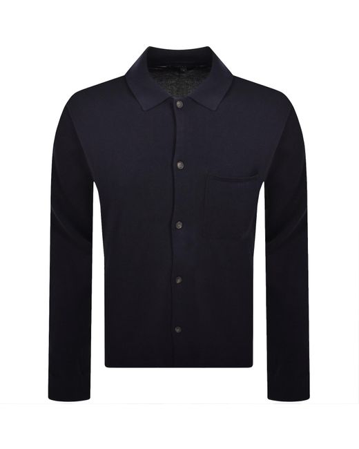 Tommy Hilfiger Blue Over Shirt Jumper for men