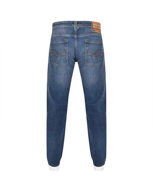 DIESEL Blue 1985 Larkee Mid Wash Jeans for men