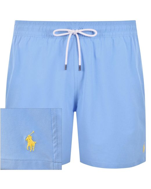 Ralph Lauren Blue Traveller Swim Shorts Austin for men