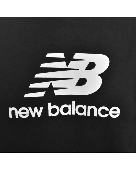 New Balance Black Sport Essentials Logo Hoodie for men