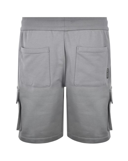 Moose Knuckles Gray Hartsfield Cargo Shorts for men