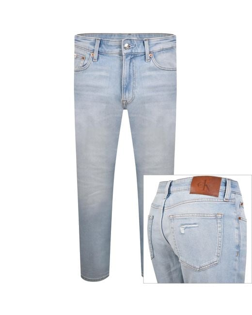 Calvin Klein Blue Jeans Slim Fit Jeans Light for men