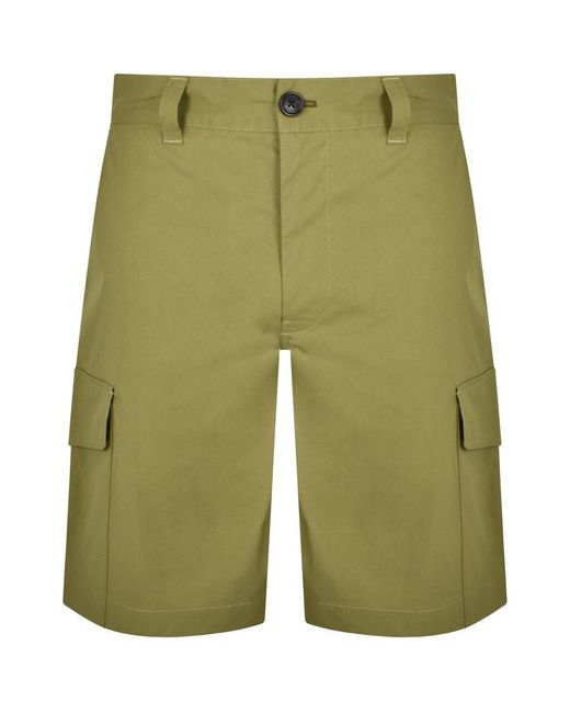 Paul Smith Green Cargo Shorts for men