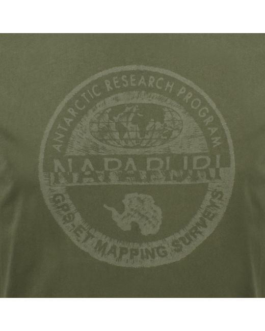 Napapijri Green S Bollo T Shirt for men
