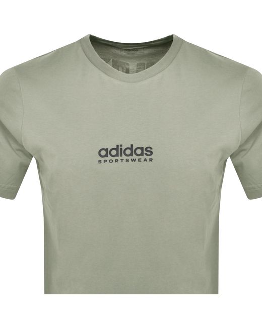 Adidas Originals Green Adidas Sportswear Summer Of Tiro T Shirt for men