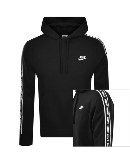 Nike Black Standard Fit Logo Tracksuit for men