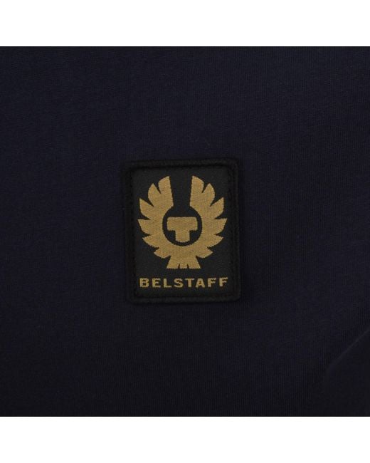 Belstaff Blue Logo Signature Hoodie for men
