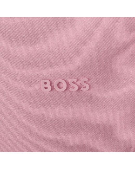 BOSS BUSINESS Pink Boss Thompson 01 T Shirt Light for men