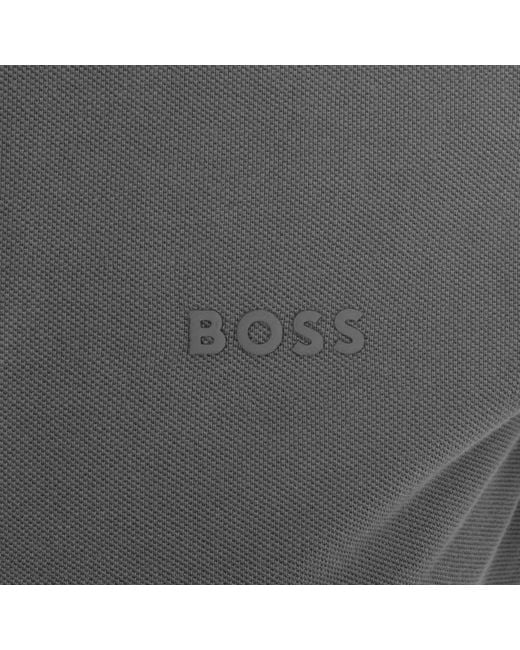 Boss Gray Boss Prime Polo T Shirt for men