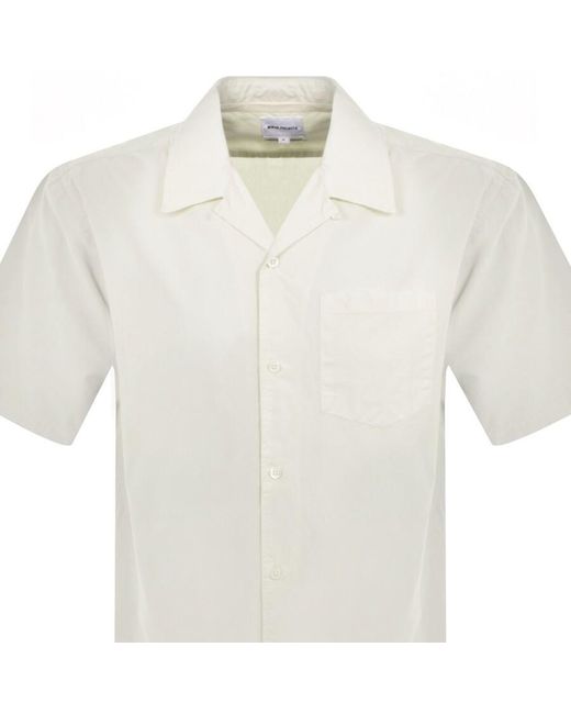 Norse Projects White Carsten Cotton Shirt for men
