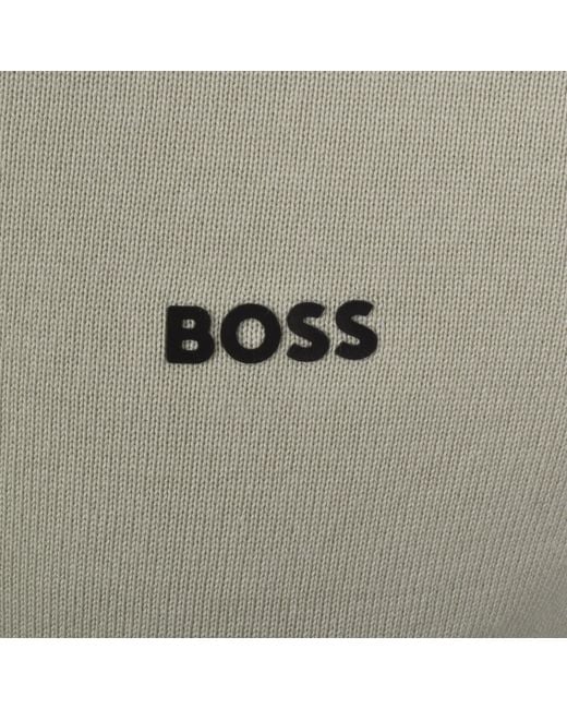 Boss Gray Boss Ever X Crew Neck Jumper for men