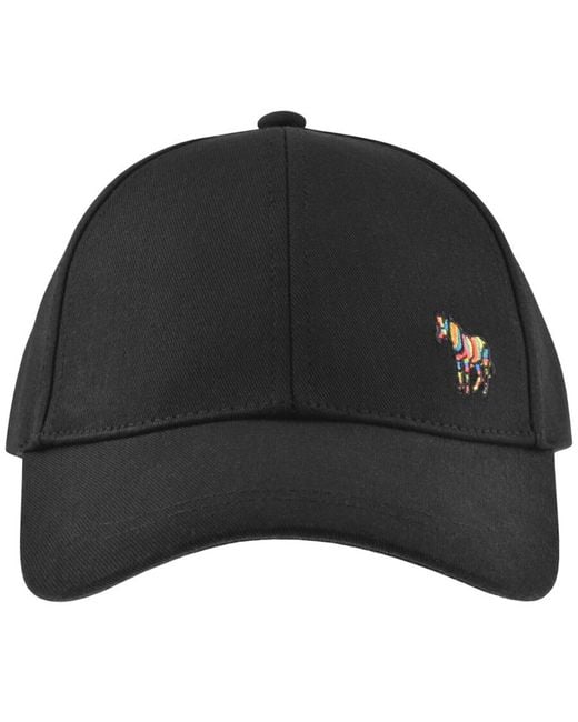 Paul Smith Black Baseball Cap for men