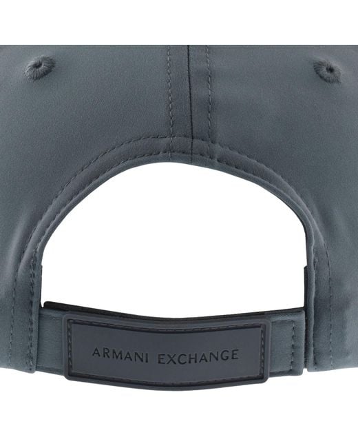 ARMANI EXCHANGE Gray Logo Cap for men