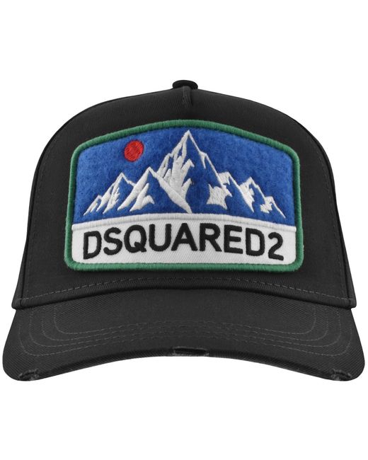 DSquared² Black Badge Baseball Cap for men