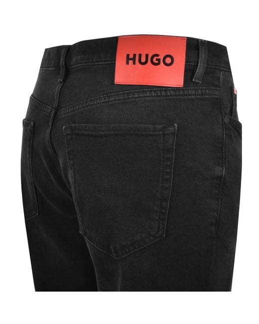 HUGO Black 734 Extra Slim Jeans Washed for men