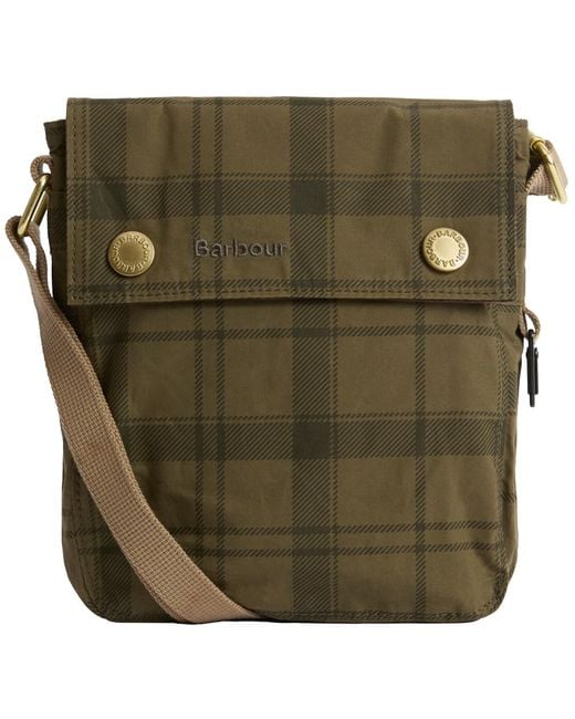 Barbour Green Transport Crossbody Bag for men