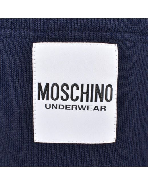 Moschino Blue Underwear Fantasy Print Shorts for men