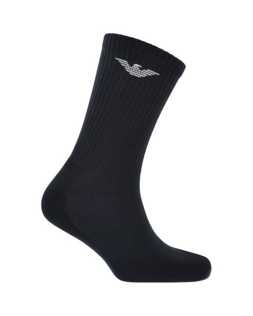 Armani Blue Emporio 3 Pack Socks for men