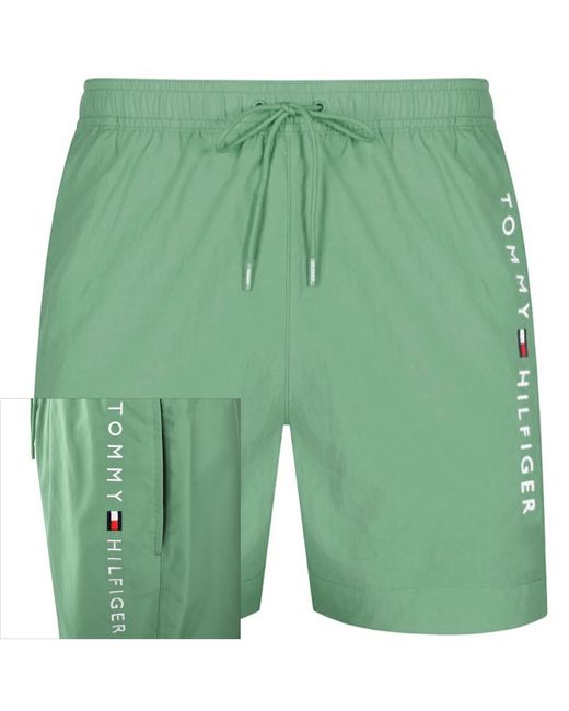 Tommy Hilfiger Green Swim Shorts Fort for men