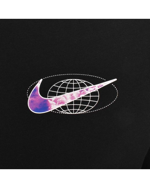 Nike Black Logo T Shirt for men