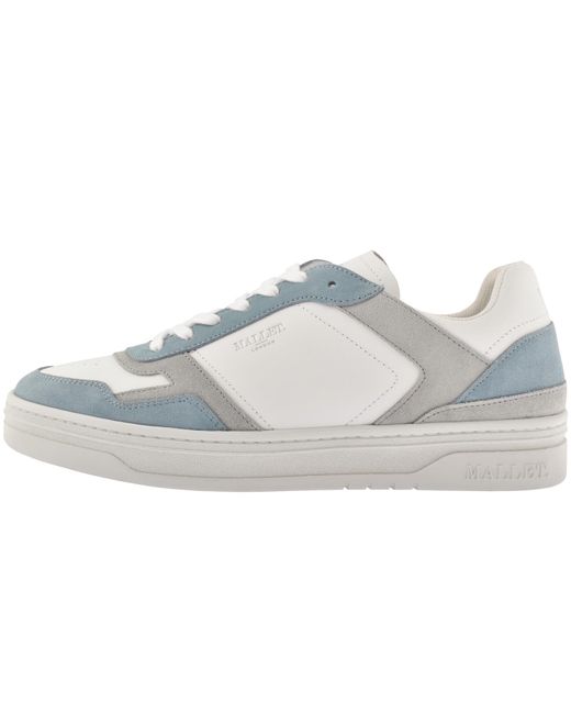 Mallet White Barnsley Trainers for men