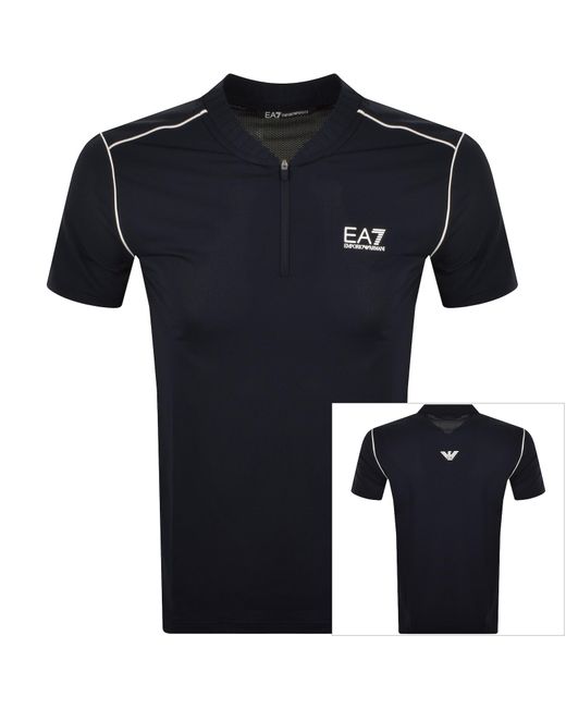 EA7 Blue Emporio Armani Tennis Pro T Shirt for men