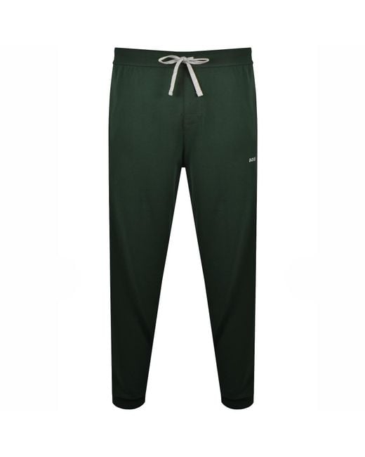BOSS BUSINESS Green Boss Mix And Match Joggers Dark for men