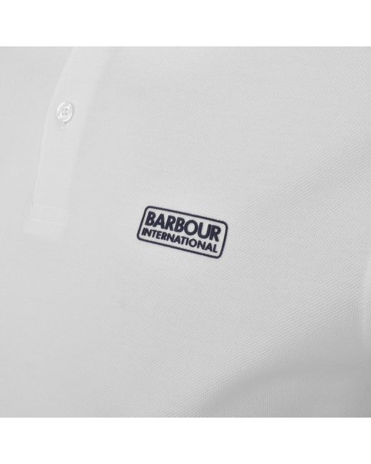 Barbour Gray Tracker Polo T Shirt for men