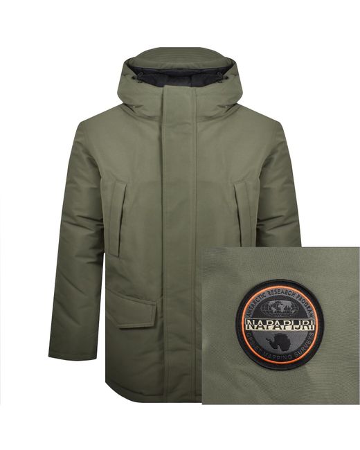 Napapijri Green Cornier Puffer Jacket for men