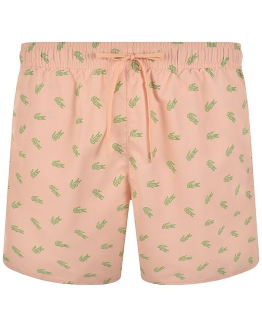 Lacoste Natural Swim Shorts Pastel for men