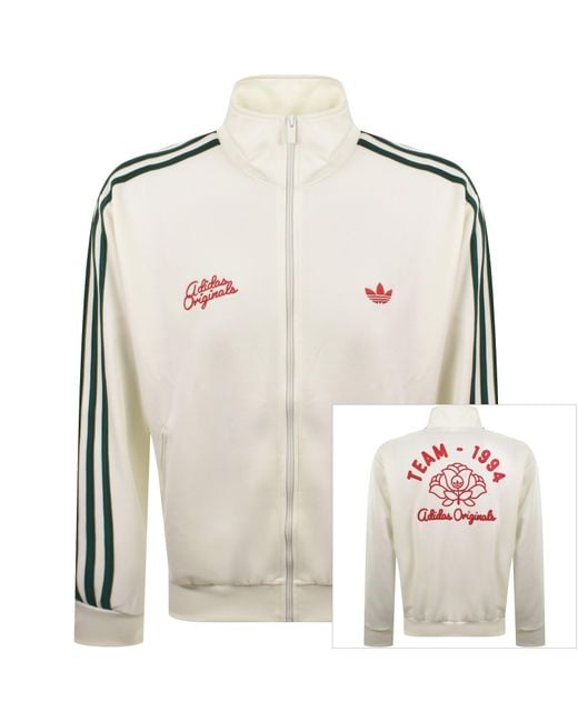Adidas Originals White Track Top for men