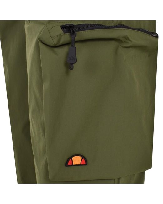 Ellesse Green Squadron Cargo Trousers for men