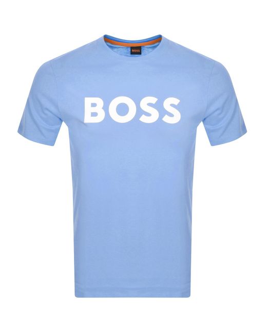 Boss Blue Boss Thinking 1 Logo T Shirt for men