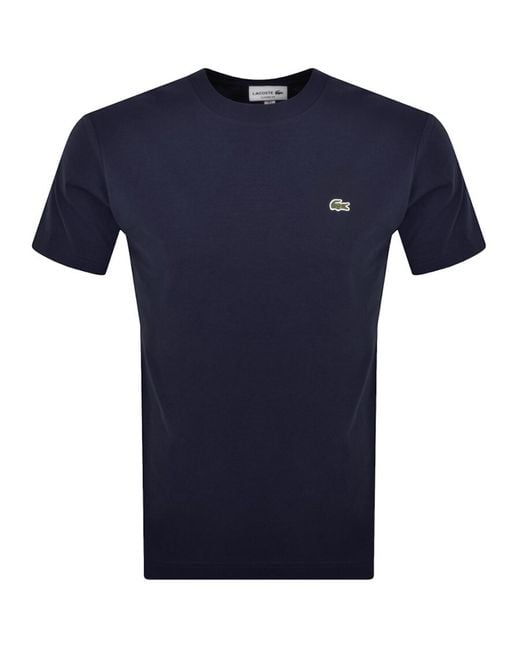 Lacoste Blue Crew Neck T Shirt for men