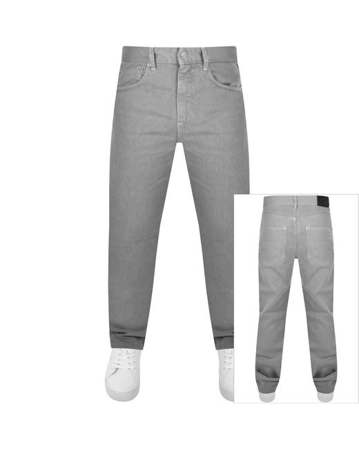 Belstaff Gray Brockton Straight Jeans for men