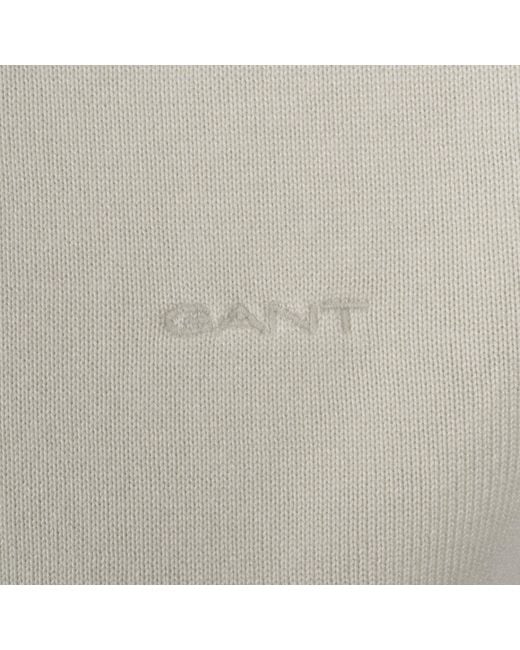 Gant Gray Modal Polo T Shirt for men