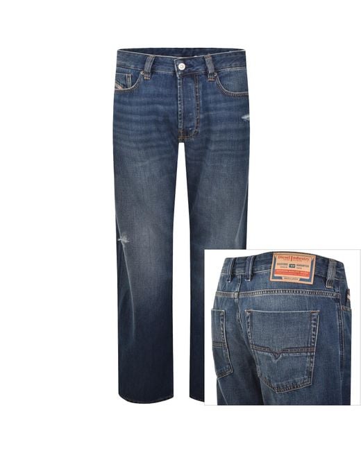 DIESEL Blue 1980 D-Eeper Jeans Mid Wash for men