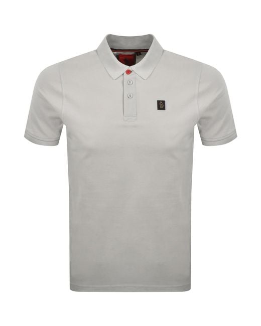 Luke 1977 Gray Williams Polo T Shirt Ice for men