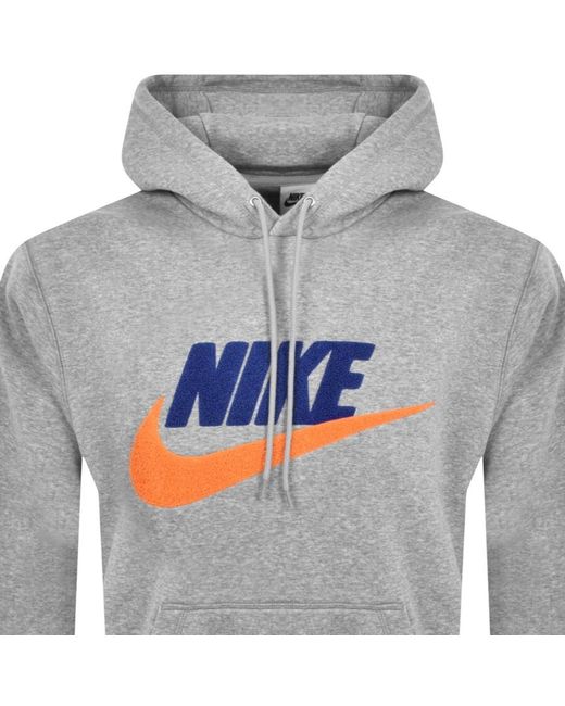 Nike Gray Club Hoodie for men