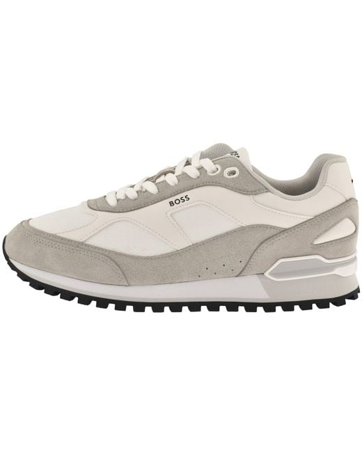 BOSS BUSINESS White Boss Parkour L Runner Trainers Open for men