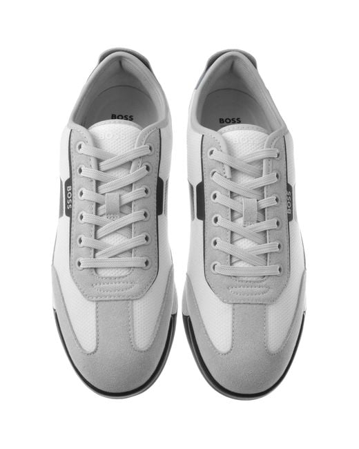 BOSS BUSINESS White Boss Nitan Trainers for men