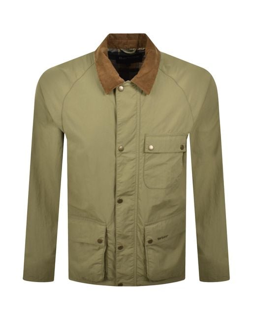 Barbour Green Modified Solway Showerproof Jacket for men