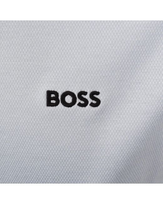 Boss Blue Boss St Motion Short Sleeve Shirt for men