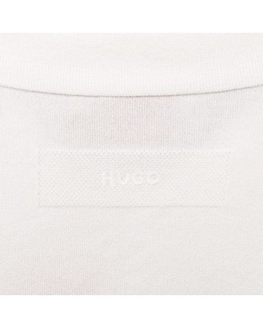 HUGO White San Pippo Slim Fit Polo T Shirt for men