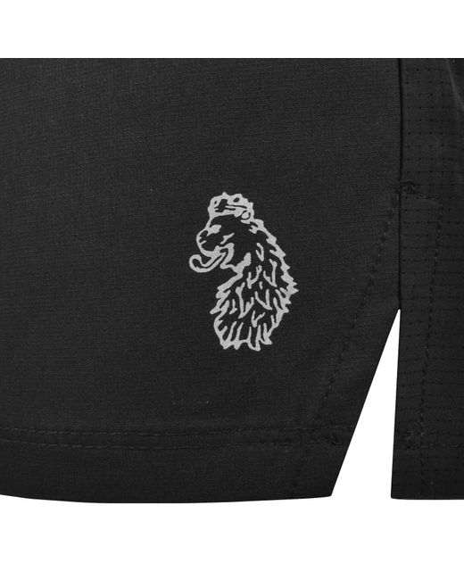 Luke 1977 Black Exmoor Shorts for men