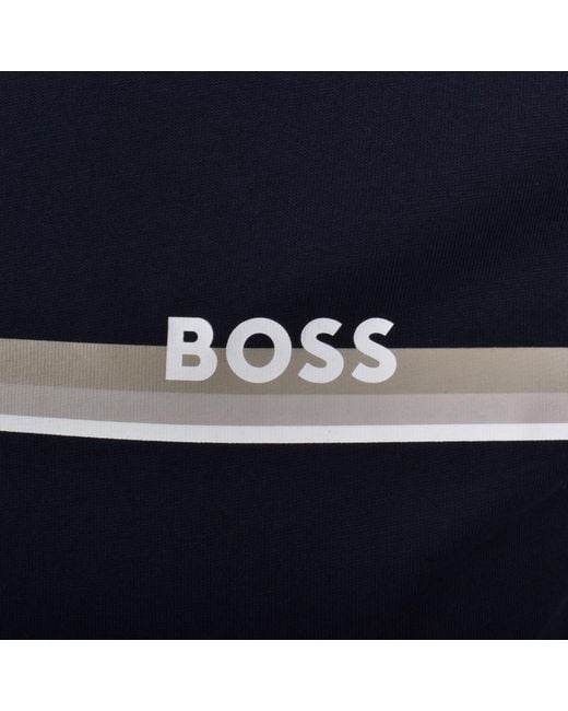 BOSS BUSINESS Blue Boss Authentic T Shirt Dark for men
