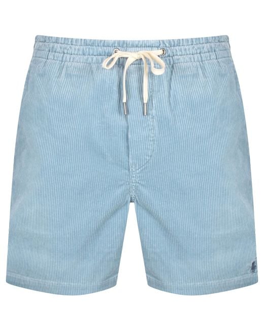 Ralph Lauren Blue Corduroy Shorts for men